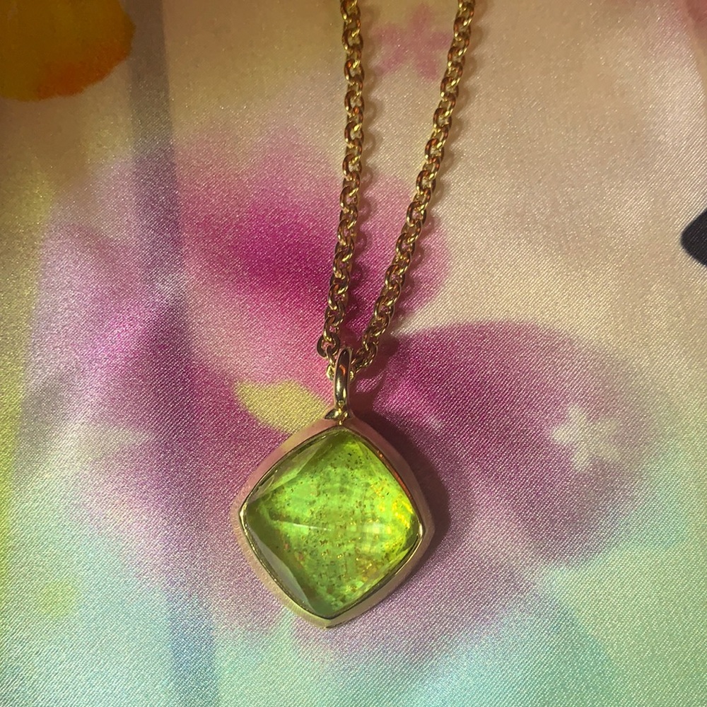 KARA ROSS resin necklace